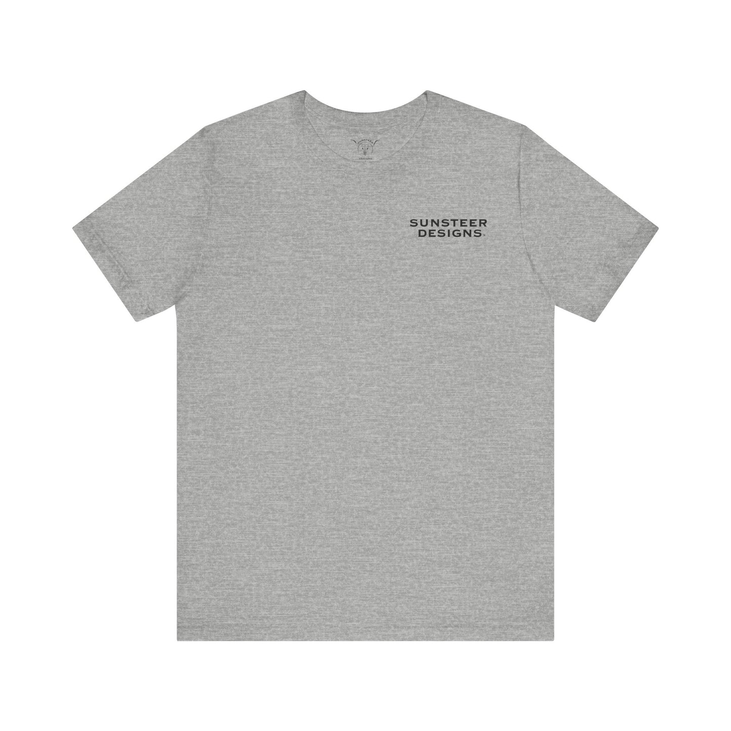 Aces Bronc Grey Brand Tee