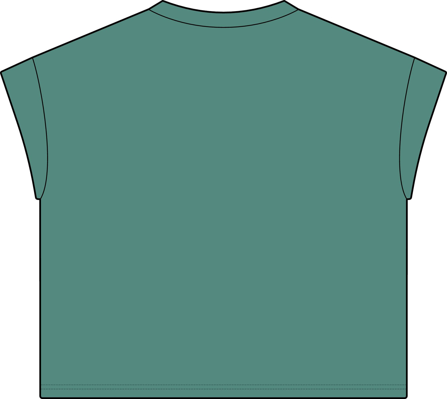 Horses Relaxed Vintage Tee - Saltwater Teal