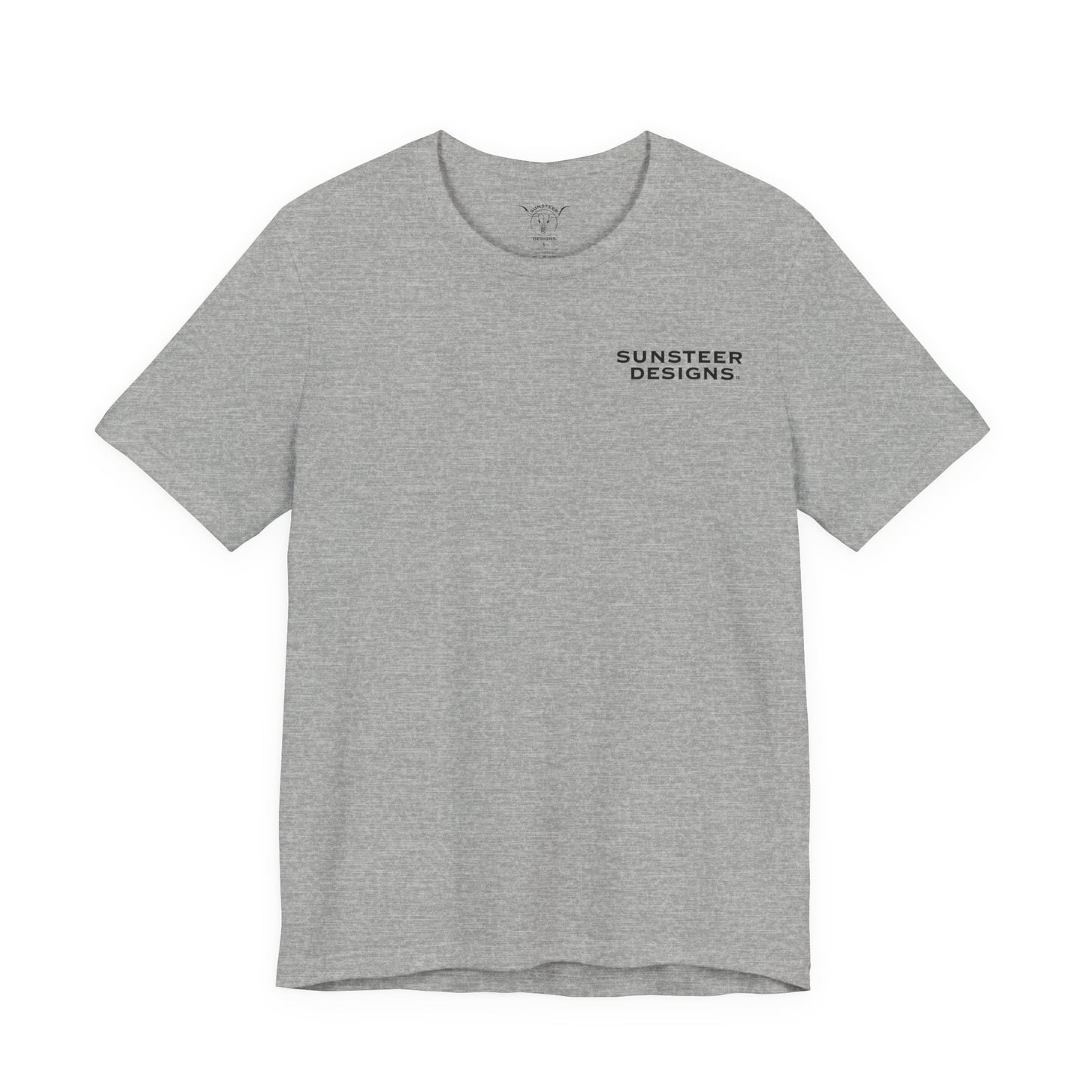Aces Bronc Grey Brand Tee
