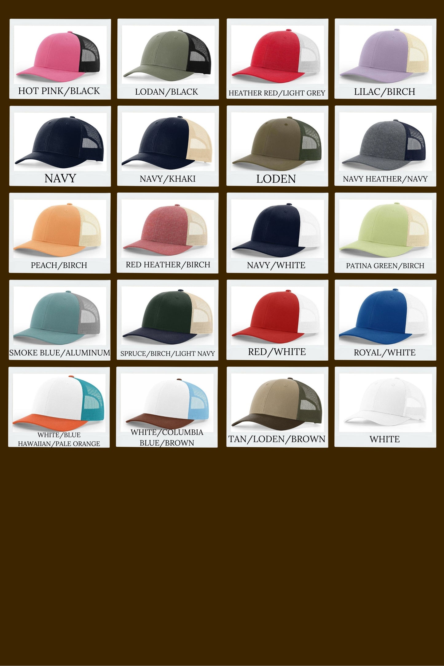 Custom Engraved Logo Hat
