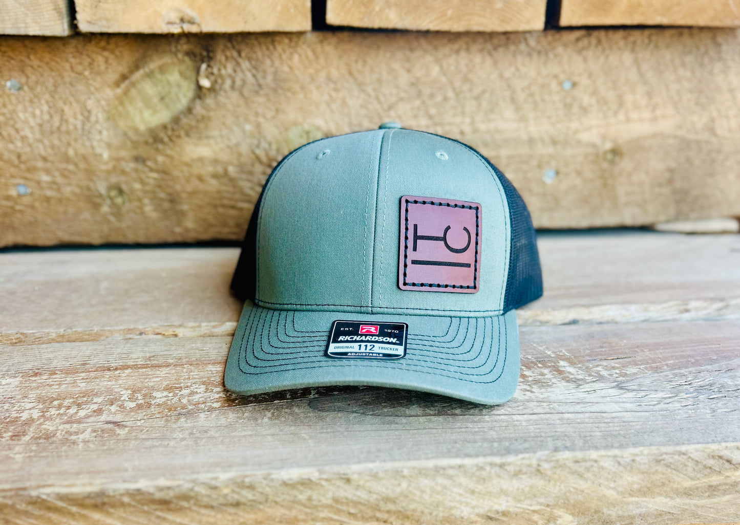 Custom Brand Leather Engraved Hat