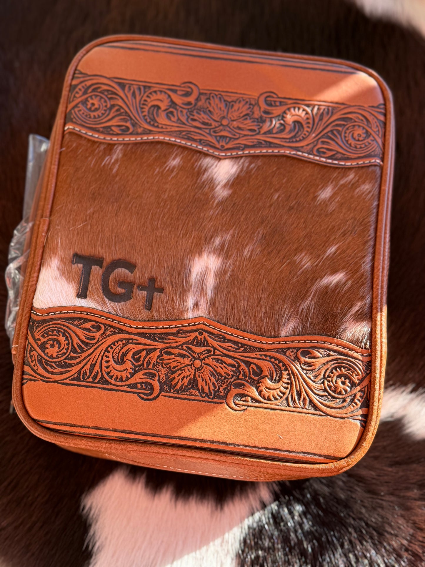 Branded Bible Case -Tan