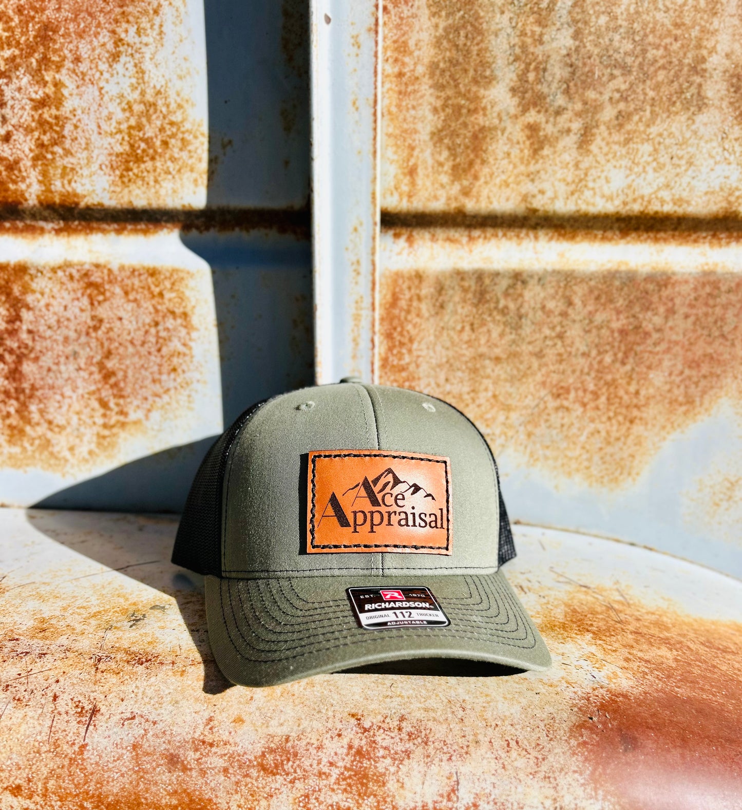 Custom Logo Leather Engraved Hats - Bulk