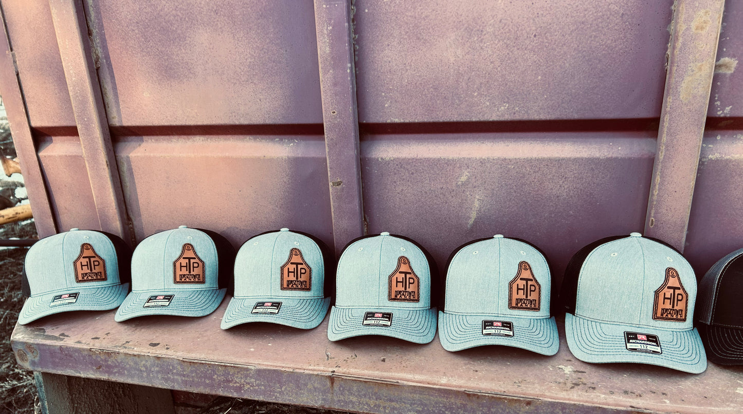 Custom Logo Leather Engraved Hats - Bulk