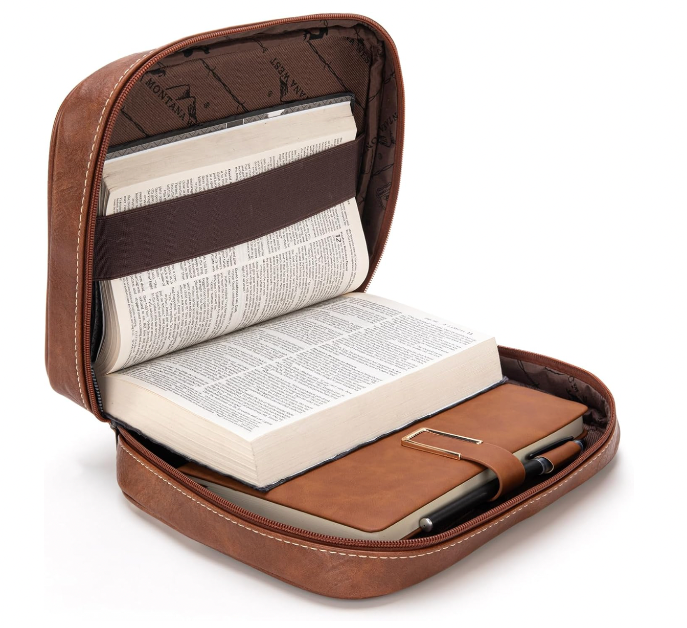 Branded Bible Case - Brown
