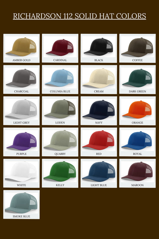 SSD Brand Leather Engraved Hat - Charcoal/White