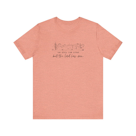 The Lord Has Won Sunset Tee