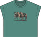 Horses Relaxed Vintage Tee - Saltwater Teal