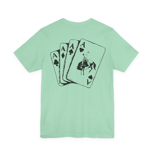 Aces Bronc Brand Tee