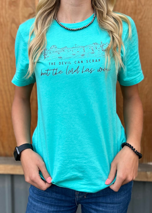 The Lord Has Won Desert Tee