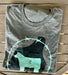 Custom Brand Steer Black Heather Tee