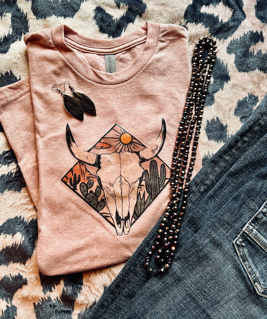Sunset Skull Tees