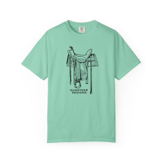 Comfort Colors Saddle Tee - Teal