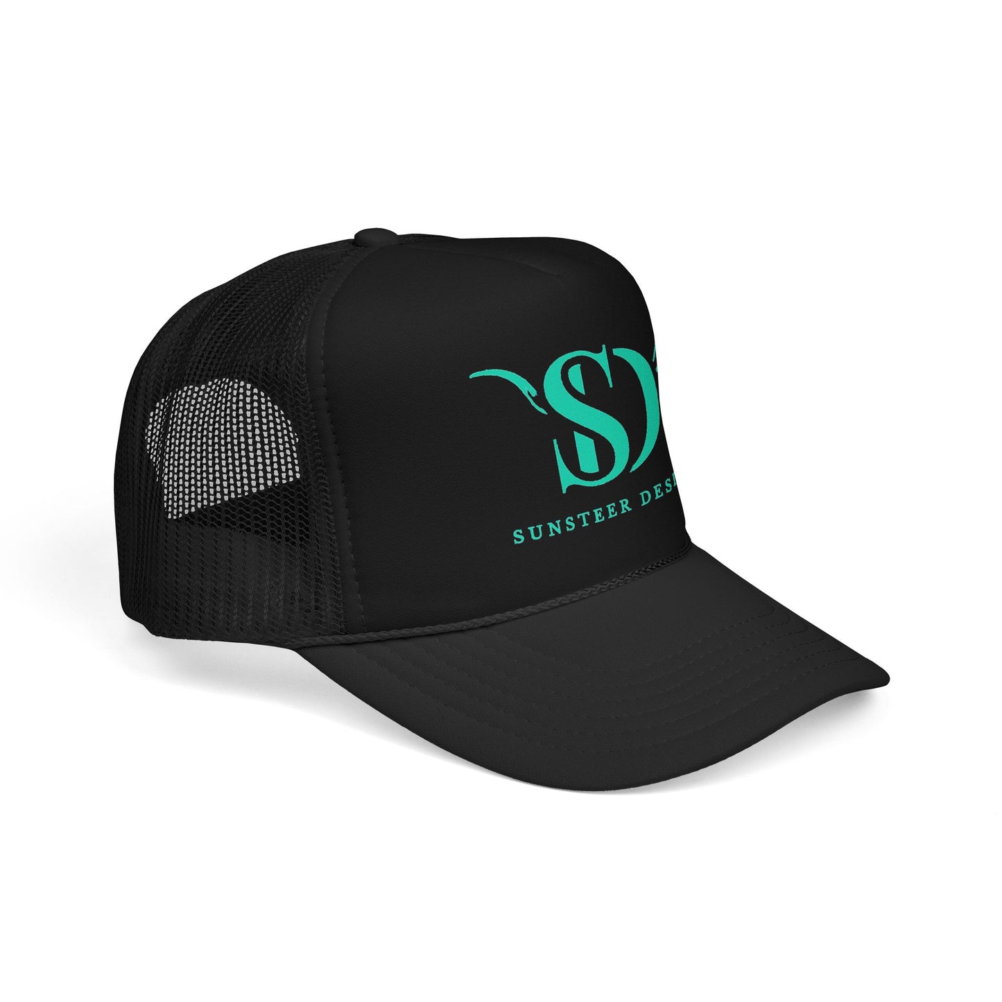 Black SunSteer Trucker Hat