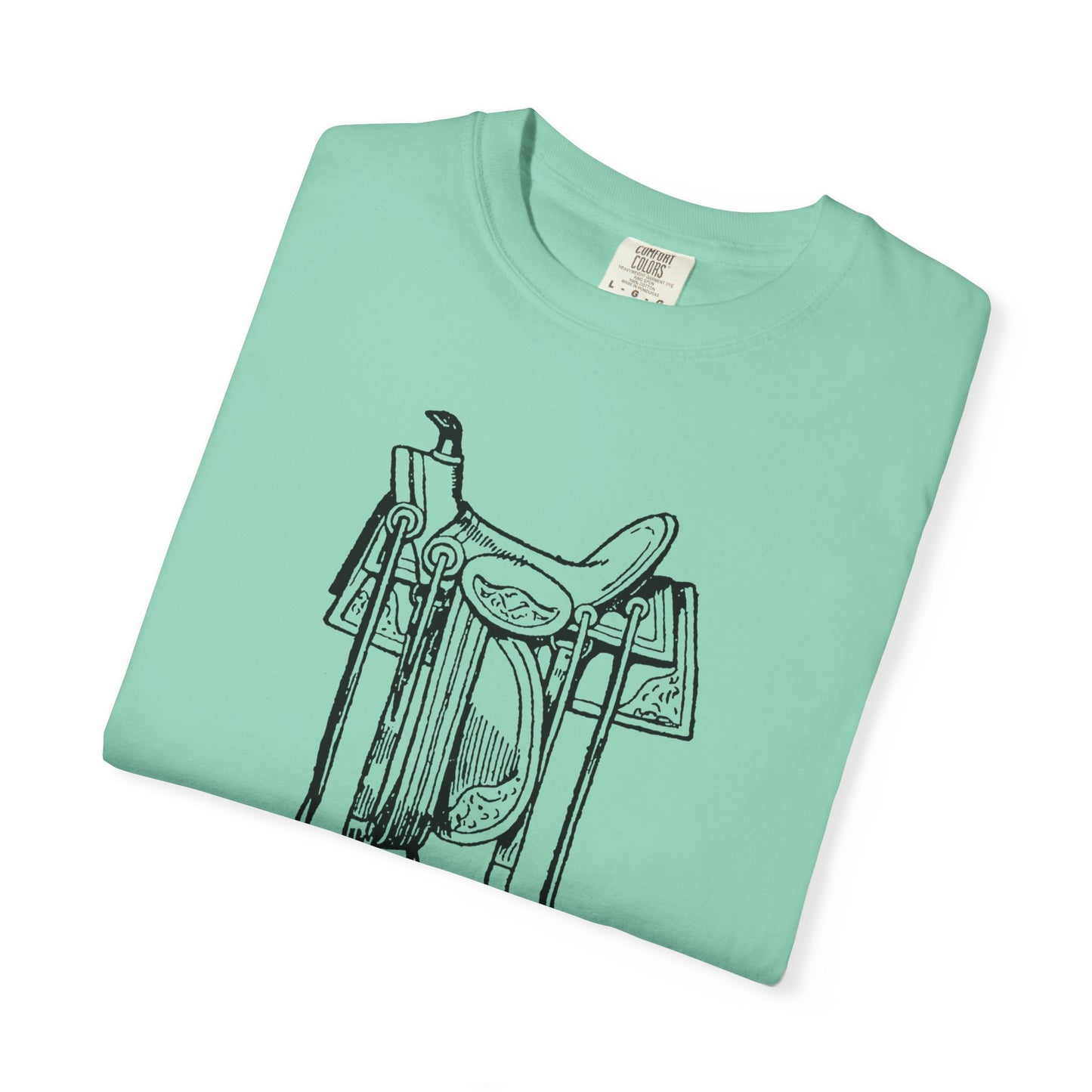 Comfort Colors Saddle Tee - Teal