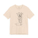 Boots & Flowers Soft Cream Tee