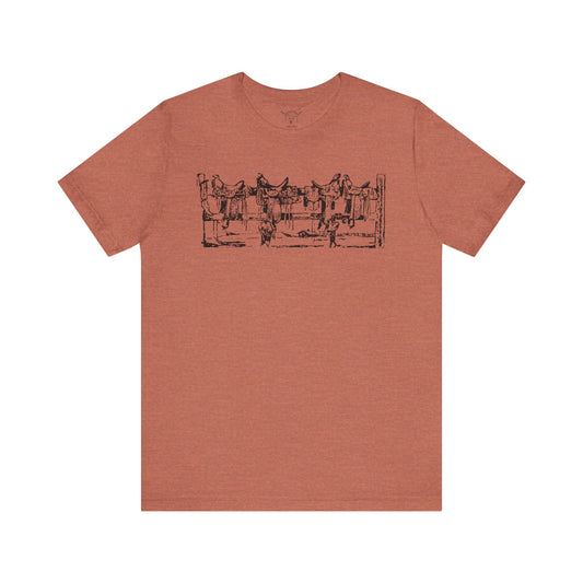 Saddles On a Fence Tee