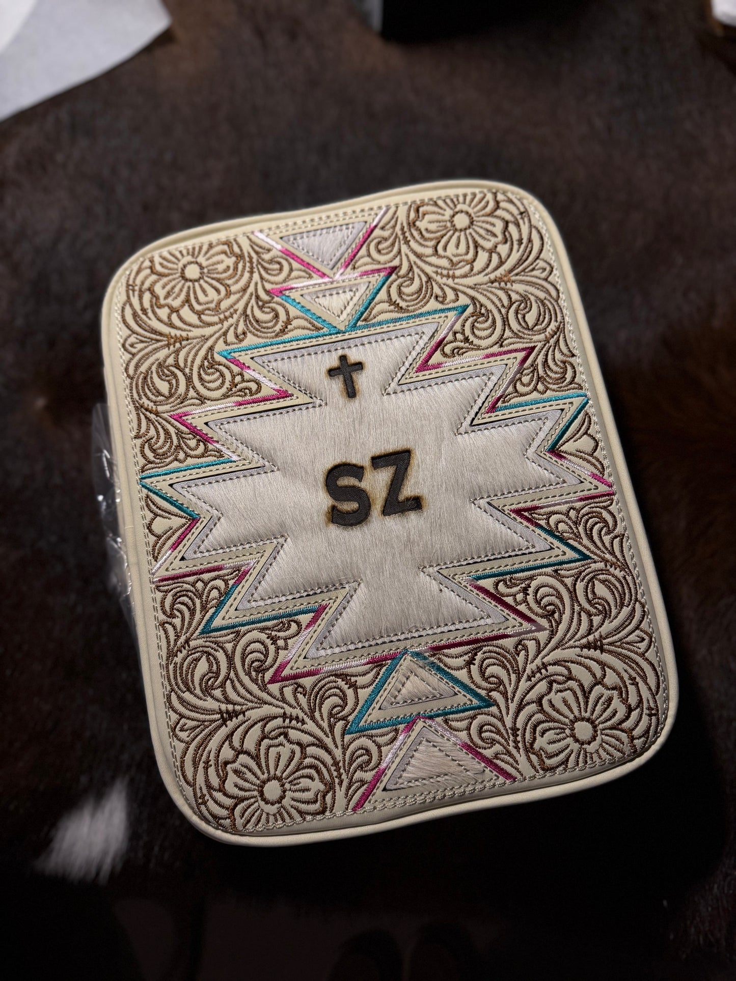Branded Bible Case - Light Aztec