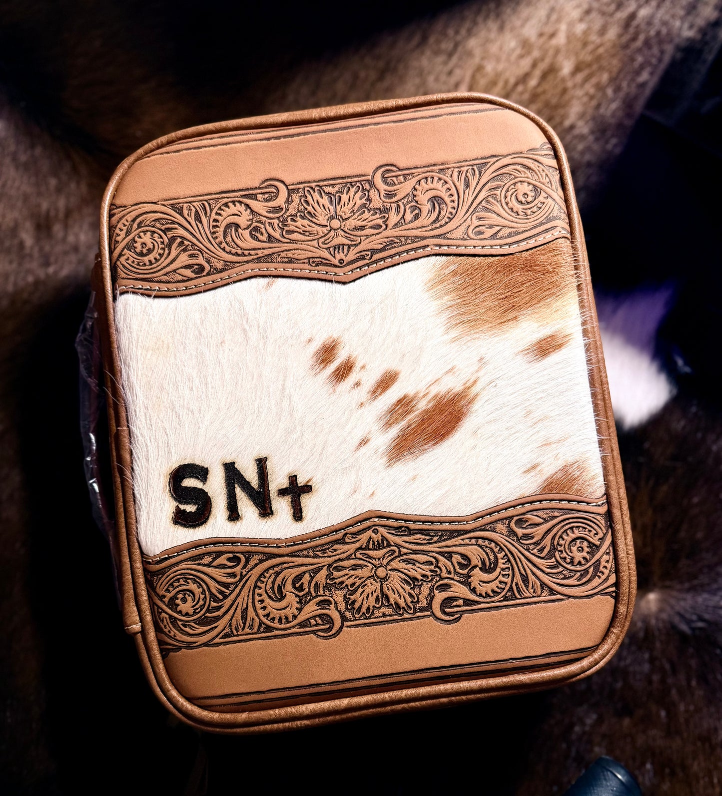 Branded Bible Case -Tan