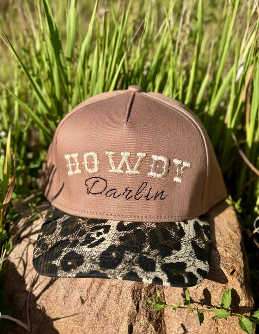 Howdy Darlin' Leopard Trucker Hat