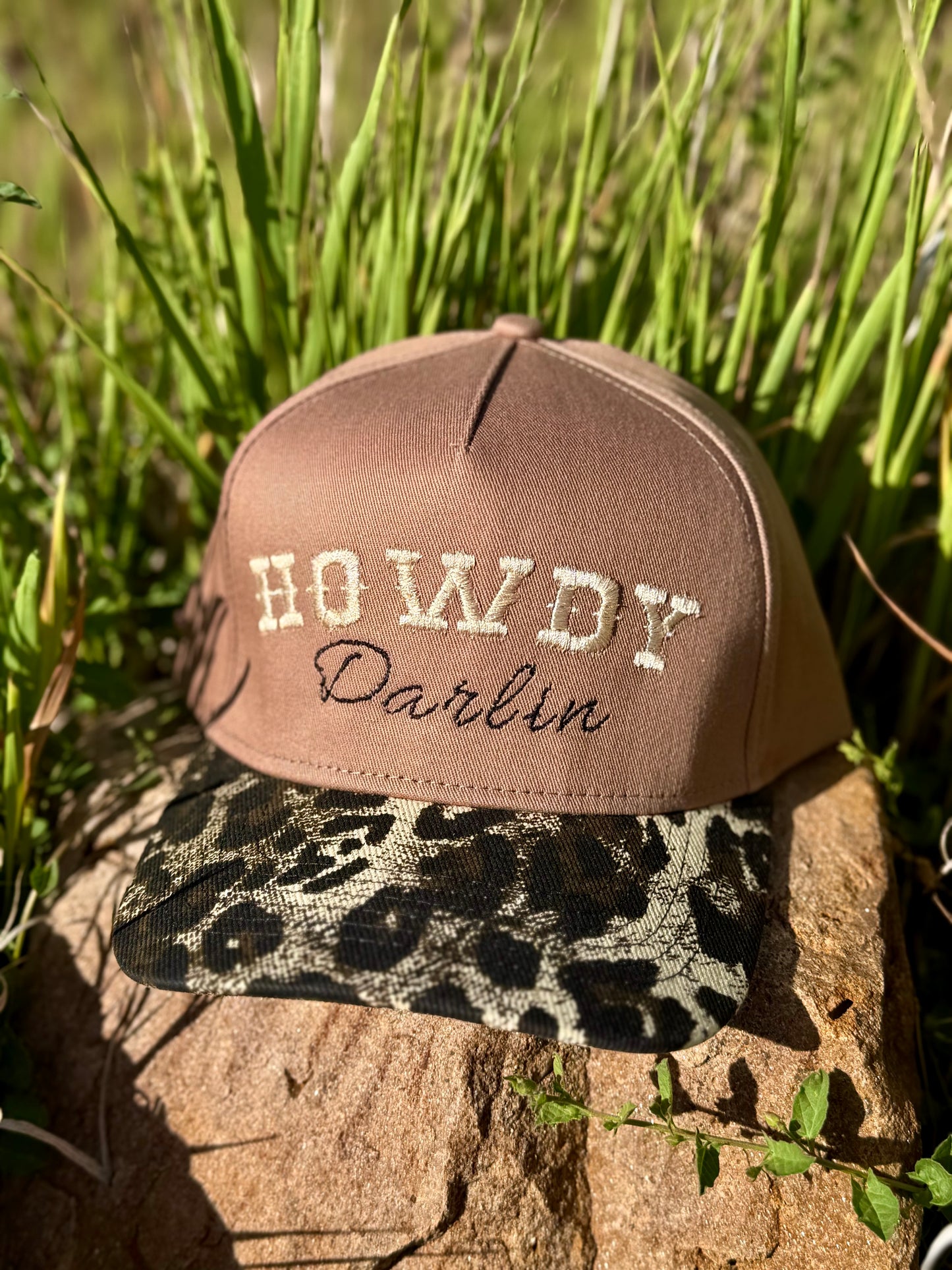 Howdy Darlin' Leopard Trucker Hat