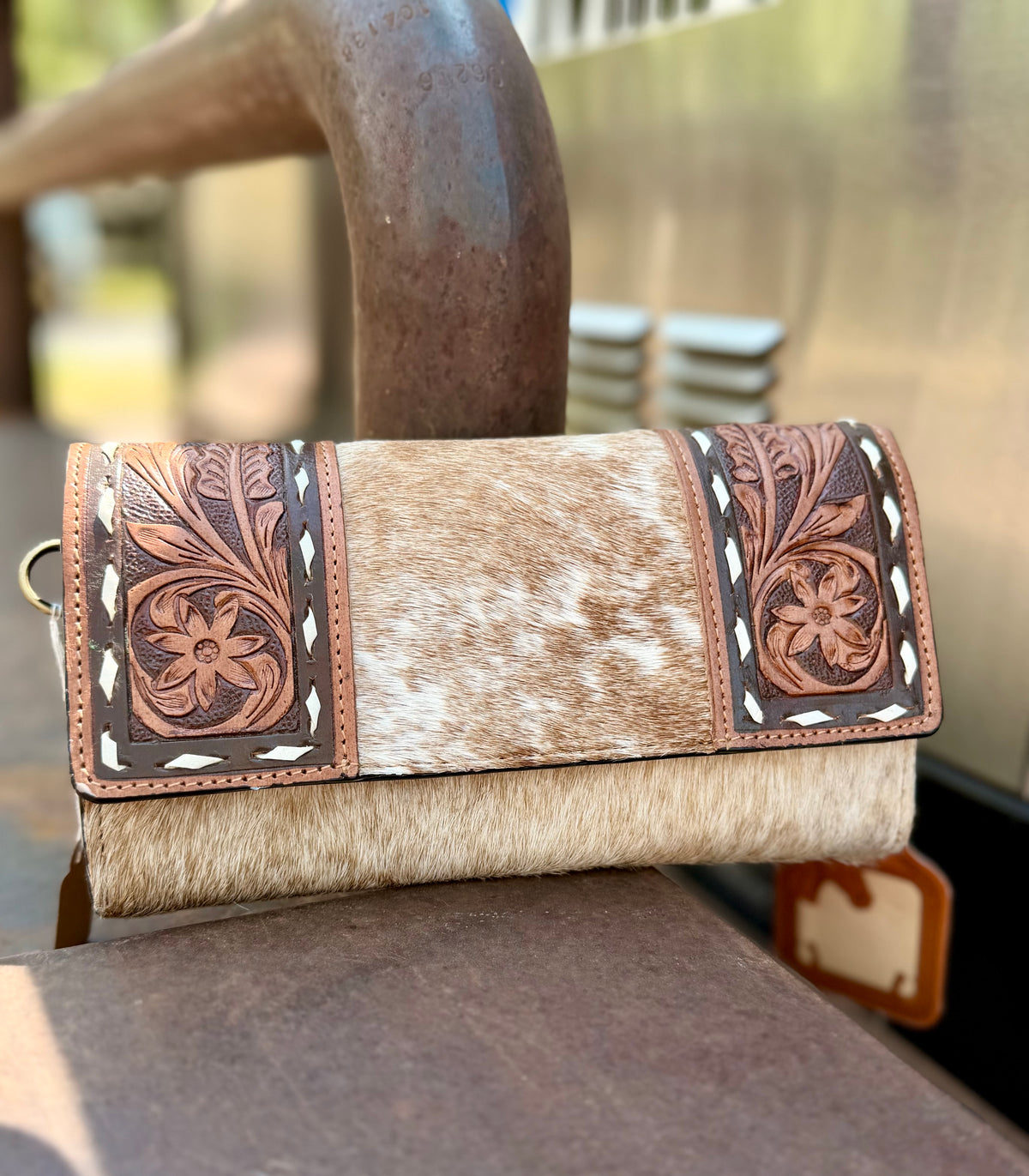 Branded Cowhide Wallet