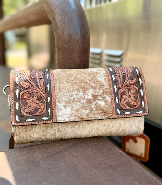 Branded Cowhide Wallet