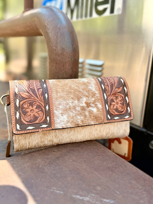 Branded Cowhide Wallet