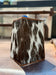 Branded Cowhide Book Cover - Black