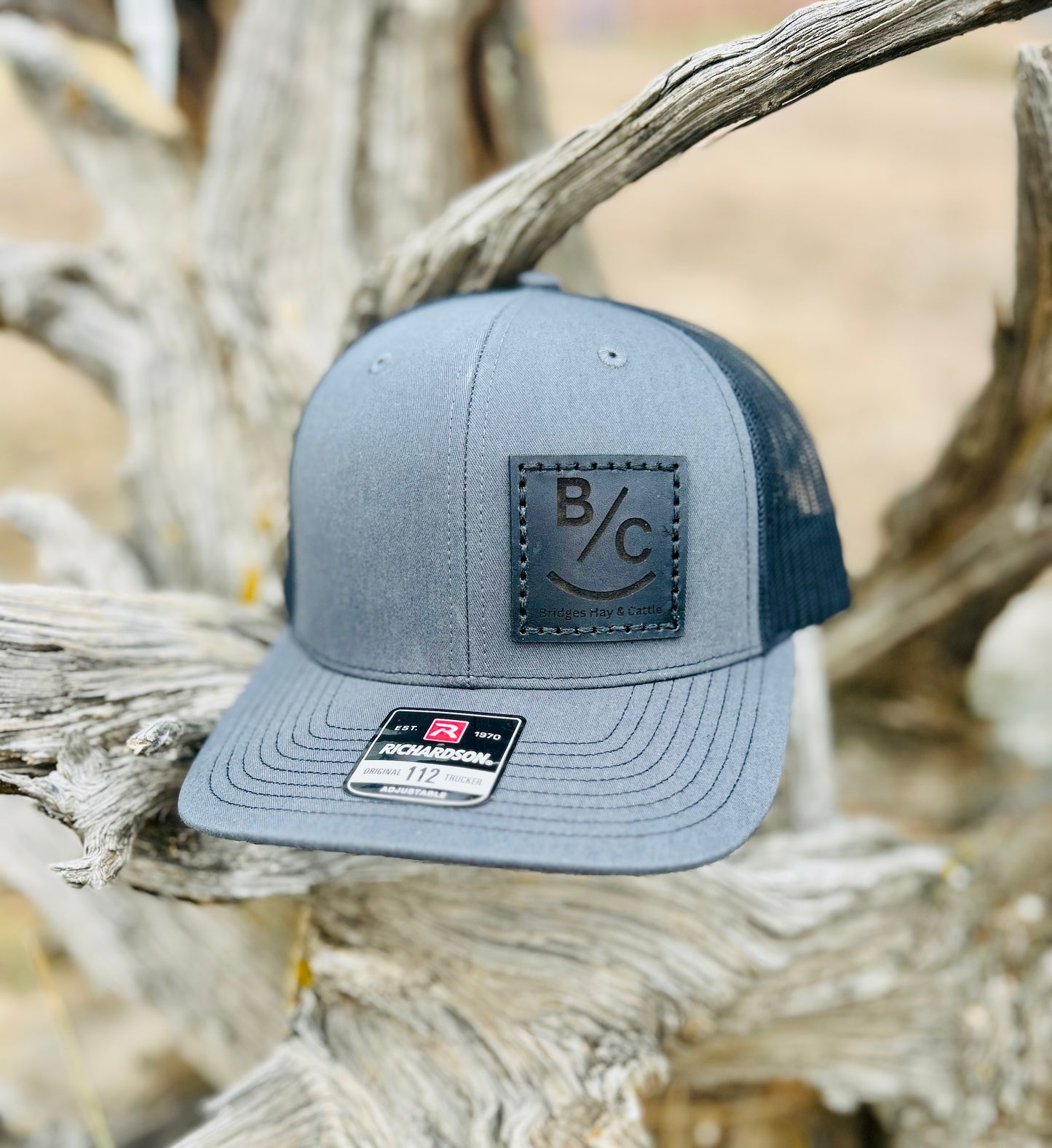 Custom Logo Leather Engraved Hats - Bulk