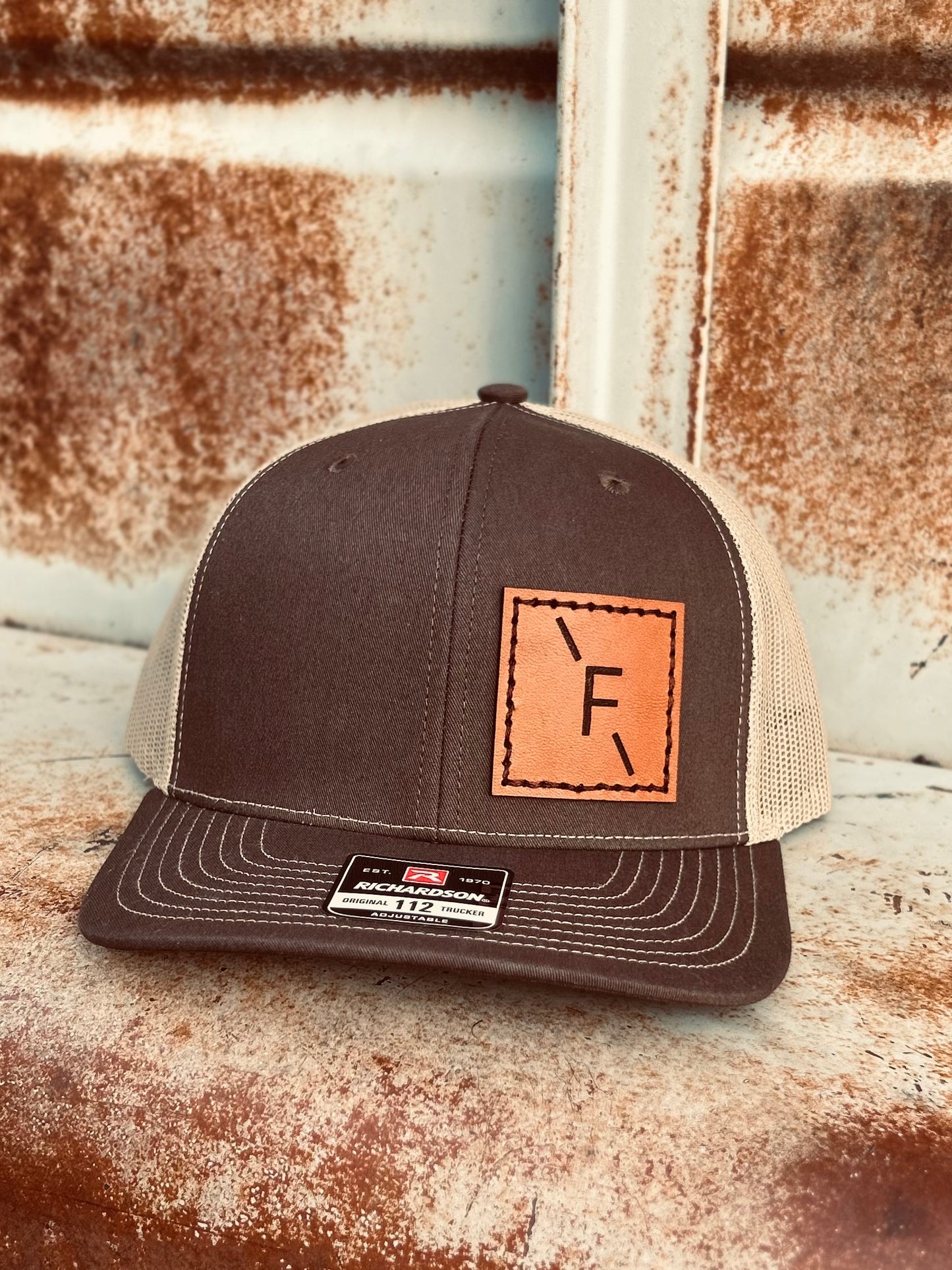 Custom Brand Leather Engraved Hat