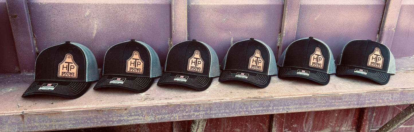 Custom Logo Leather Engraved Hats - Bulk