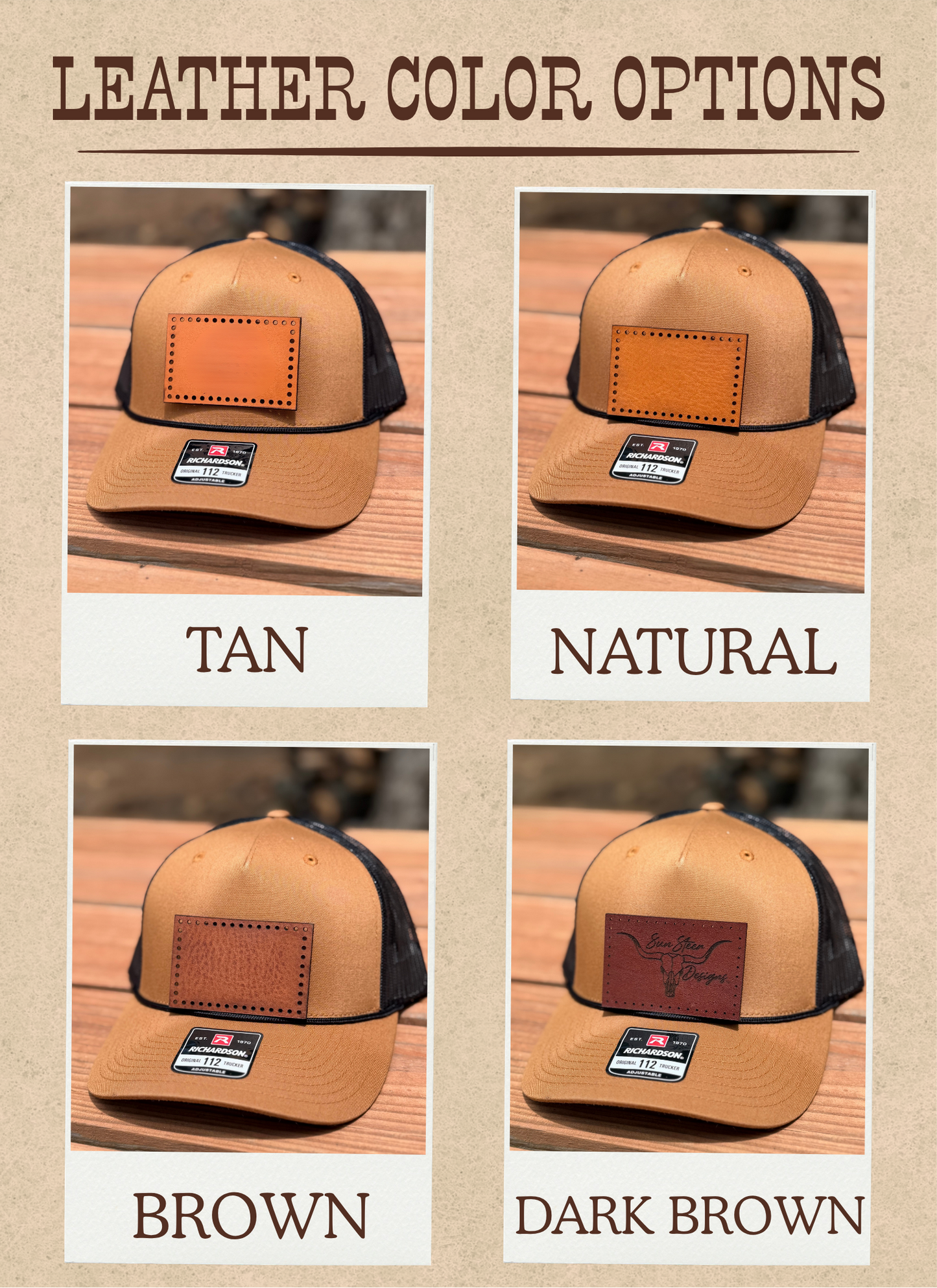 Custom Engraved Logo Hat