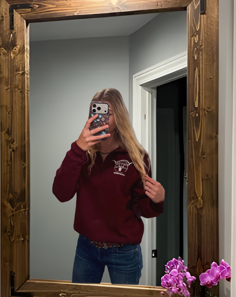 SSD Brand 1/4 Zip - Maroon