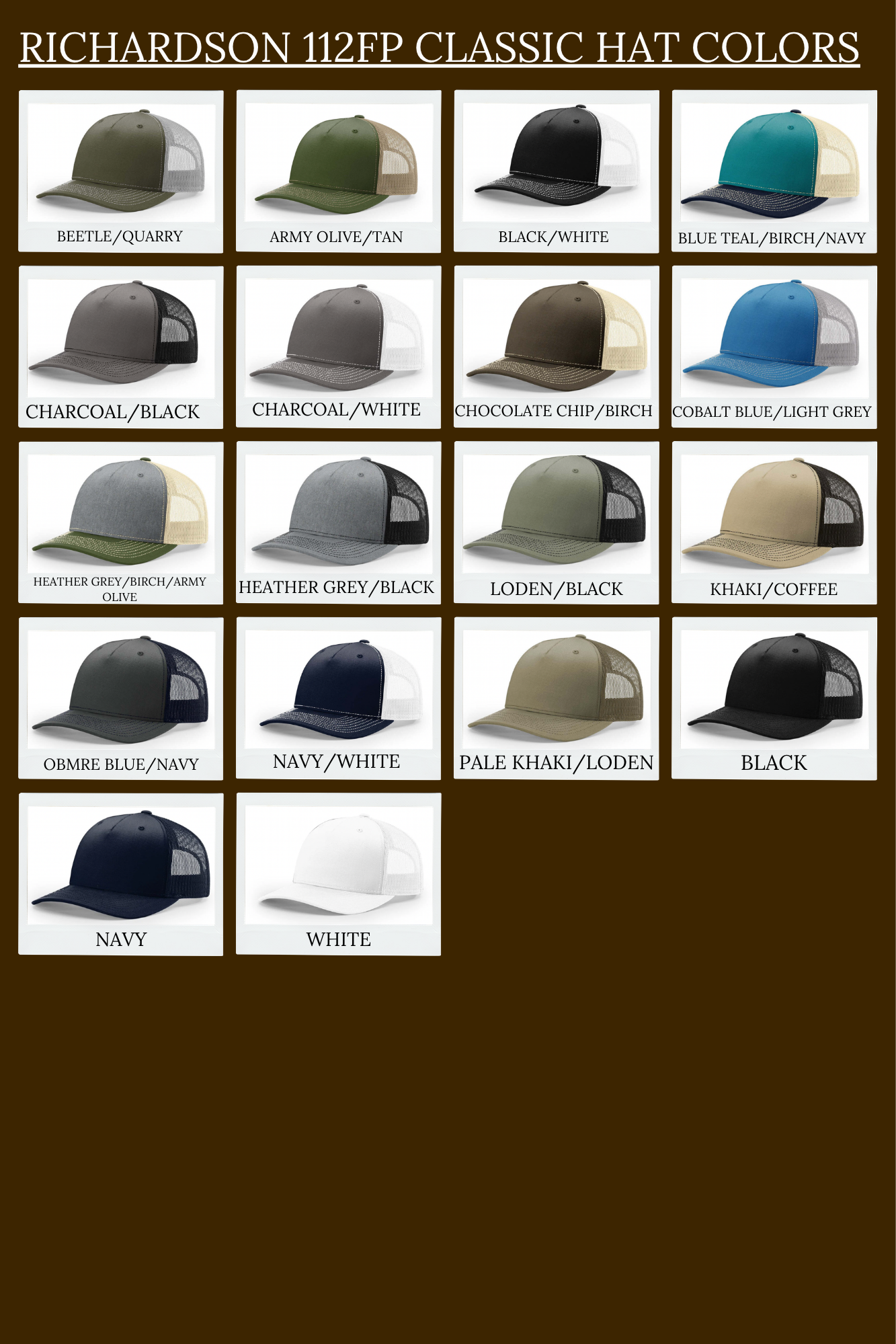 Custom Engraved Logo Hat