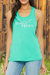 SSD Brand Tank - Teal/White