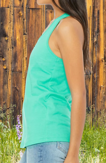 SSD Brand Tank - Teal/White