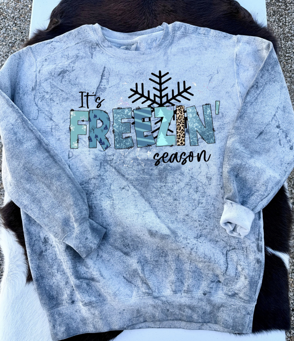 Freezin' Season Crewneck Sweatshirt - Smoke