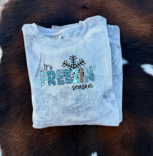 Freezin' Season Crewneck Sweatshirt - Smoke