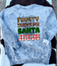 Frosty, Rudolph, Santa, Jesus Crewneck Sweatshirt - Smoke Grey