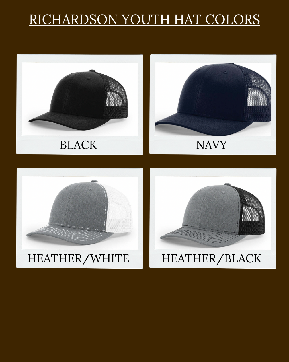 4-H Leather Engraved Hat - Smoke Blue