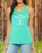 SSD Brand Tank - Teal/White Logo