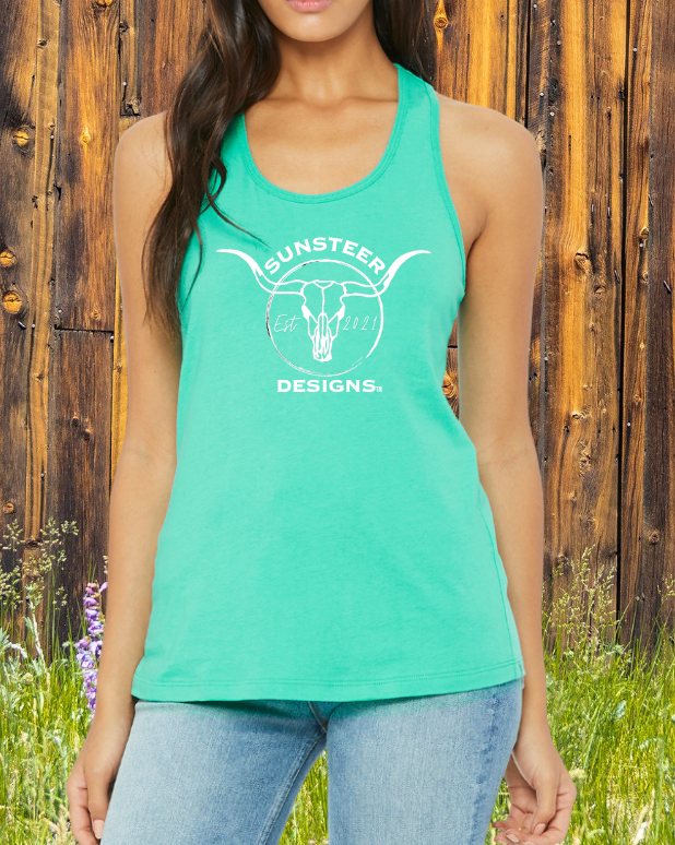 SSD Brand Tank - Teal/White Logo
