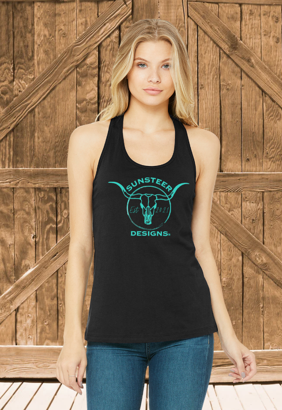 SSD Brand Tank - Black/Teal Logo