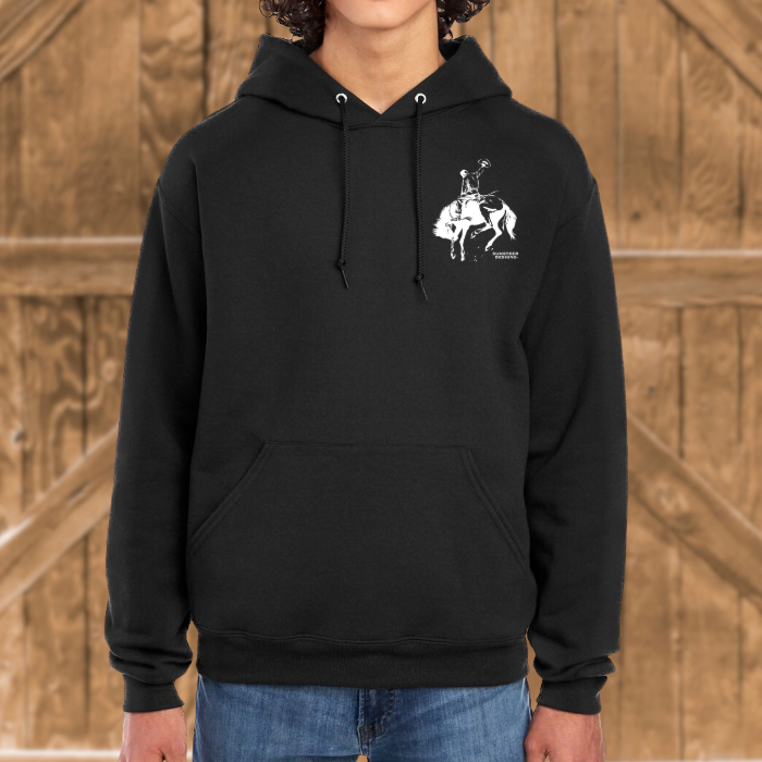 Aces Bronc Hoodie - Black