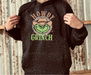 Howdy Grinch Black Leopard Hoodie