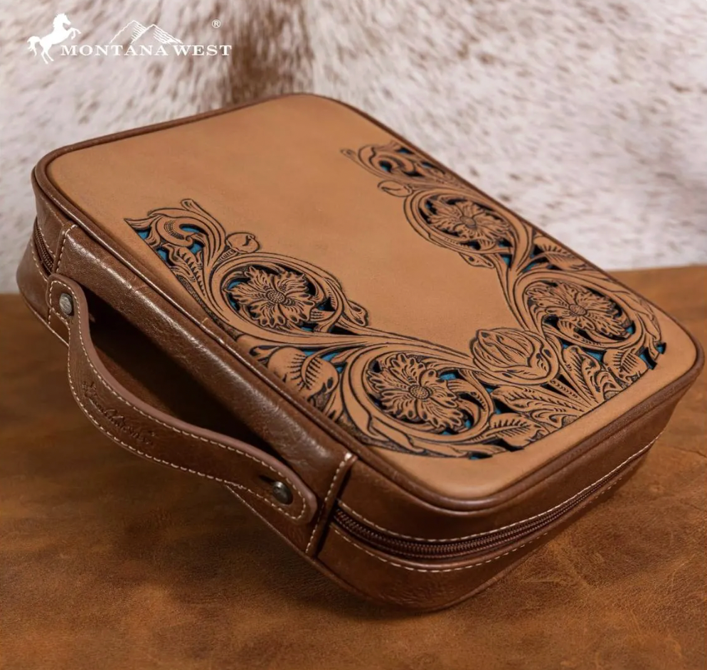 Engraved Bible Case -Tan