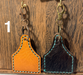 Customizable Cowhide Keychain