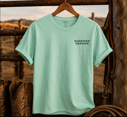 Aces Bronc Brand Tee