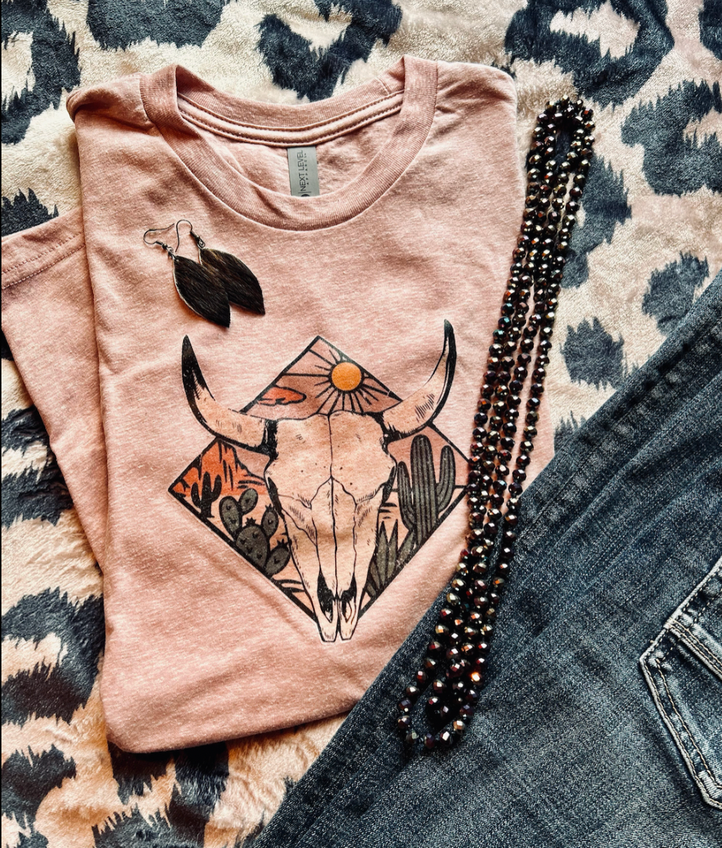 Sunset Skull Tees